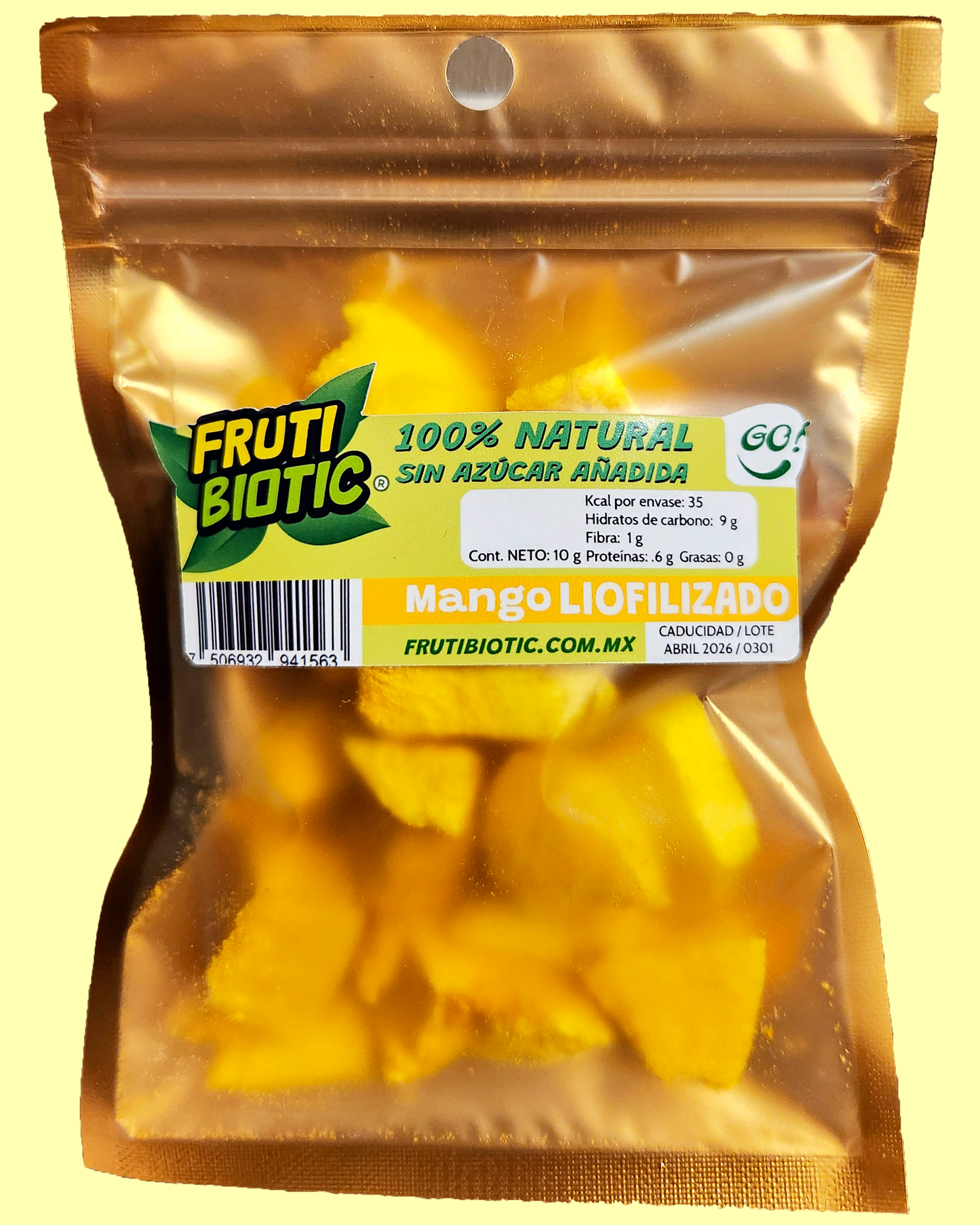 MANGO LIOFILIZADO INDIVIDUAL